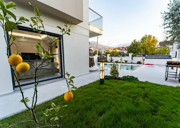 Merkezde 8 Kisilik Oezel Havuzlu Villa Villa *