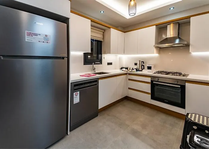 Merkezde 8 Kisilik Oezel Havuzlu Villa Villa Fethiye