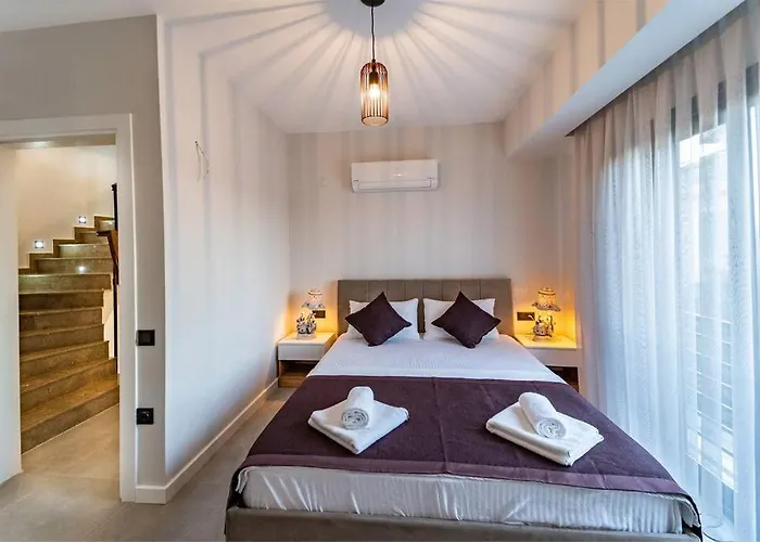 Merkezde 8 Kisilik Oezel Havuzlu Villa Villa